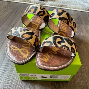 Sam Edelman leopard sandals (size 8)